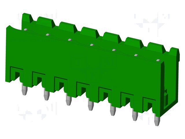 Connector: ontkoppelbare terminal strip; contact; mannelijk Connector: ontkoppelbare terminal strip; contact; mannelijk